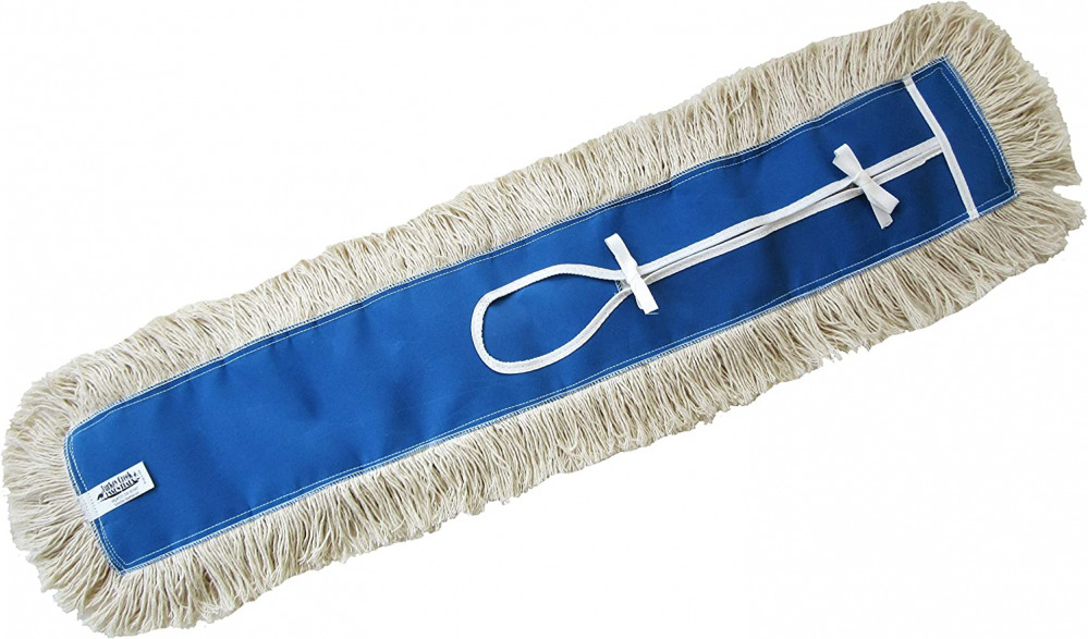 36" Industrial Strength Washable Cotton Dust Mop 36 Inch (pack Of 1), Blue