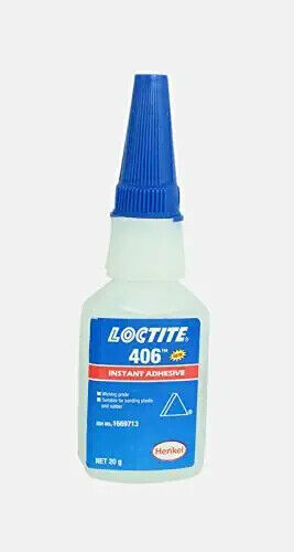 Loctite 406 Bonder Cyanoacrylate Instant Adhesive, 20 Gm Bottle Pack Of 10