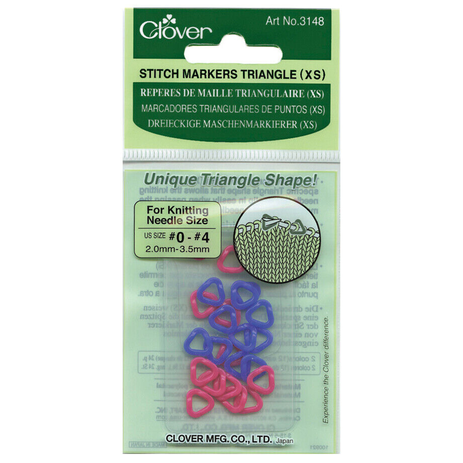 Clover Extra Small Stitch Marker Triangles