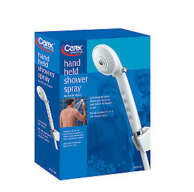 Carex Health Brands B21586 Hand Held Shower Spray And Diverter Combo Pack