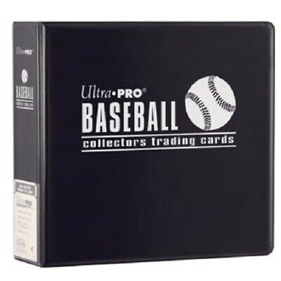 Ultra Pro 3" Baseball Trading Card Collector's Album (black) Collection Binder